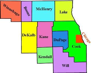 chicago counties map|Iba pa.